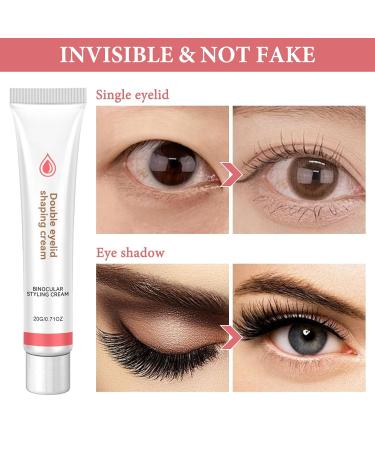 LINXINS 2PCS Double Eyelid Styling Cream Eyelid Glue Double Eyelid Cream Double Eyelid Shaping Cream Long Lasting Waterproof Double-fold Eyelids Cream - Buy Online on GoSupps.com
