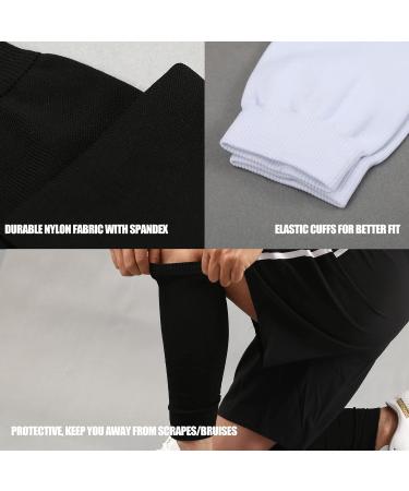 Buy 2 Pairs Football Leg Sleeves for Adults & Youth - Calf Compression Sleeves for Men - White (M) - International Shipping Available - Buy Online on GoSupps.com