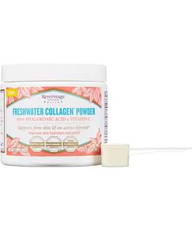 ReserveAge Freshwater Collagen Powder with Hyaluronic Acid & Vitamin C - Lemon Flavor (3.03 oz) - Buy Online on GoSupps.com