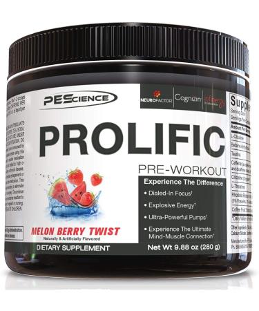 PEScience Prolific Pre-Workout Melon Berry Twist 9.88 oz (280 g)