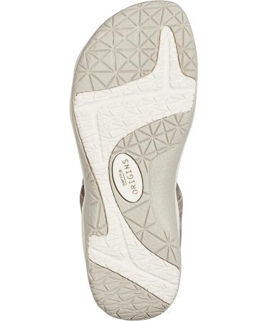 Earth Origins Womens Skylar Slip Resistant Suede Sandals - Granite, Size 8 - Buy Online on GoSupps.com