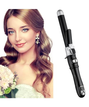 Hair Curling Wands Auto Curling Irons Automatic Hair Curler 28mm/32mm Curl Hair Waving Irons Hair Styling Irons Hair Crimper Hair Waver 30s Instant Heat Wand 110-220v (28mm/1.1" Curl, Black) 28mm/1.1" Curl Black