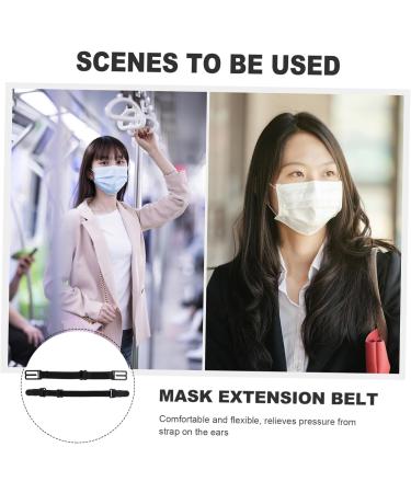 Gatuida 30 Pcs Anti-Strangulation Mask Ear Warmers - Stretchable Polyester Anti-Slip Clips for Glasses 18CM - Ideal for Comfort & Security - Buy Online on GoSupps.com