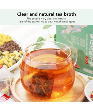 Pwshymi 120g 20 Counts Pure Natural Chrysanthemum Cassia Seed Tea Goji Berry Tea Combination Eight Treasures Tea Tea - Buy Online on GoSupps.com