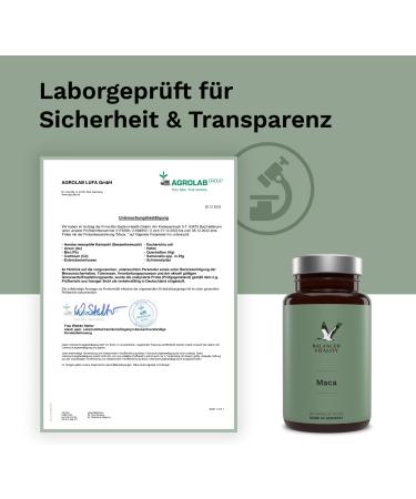 Maca 1500 mg - 180 Vegan Capsules for 2 Months | Additive-Free Lab Tested Made in Germany | Boost Your Vitality Now! - Buy Online on GoSupps.com
