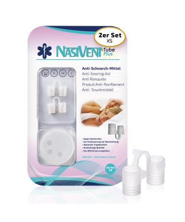 Nasivent Premium Anti Schnarch Means - Nasal Dailator - To improve nasal breathing - simple use - with storage socket (XS) XS (2 -pack)