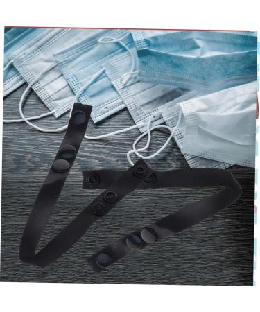 Aokwawaliy Glass Dip Pins with White Gliders - 10 Adjustable Nylon Mask Rope Button Extensions for Yeezy White Masks - Buy Online on GoSupps.com