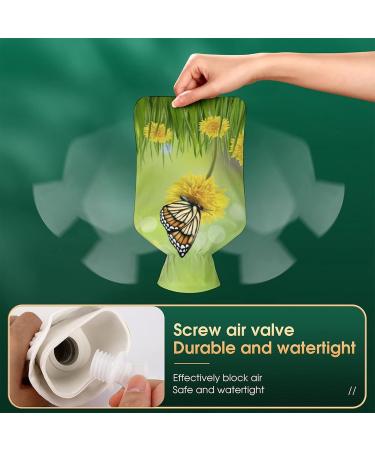 Butterfly Hot Water Bottle with Plush Cover - Ideal Hand Warmer for Adults & Kids | 26.5x15.3cm - Buy Online on GoSupps.com