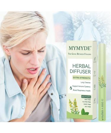 MYMYDE Herbal Diffuser Sticks Upgraded - Thyme & Mint Extract - Designed for Lung Detoxification and Oral Freshness - Soothing Relaxation Sticks - Your Choice for Health and Aromatherapy - Buy Online on GoSupps.com