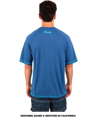 Seavenger Trekker Unisex Navy Rash Guard - Short Sleeve X-Large | Ideal for Swimming and Surfing - Buy Online on GoSupps.com