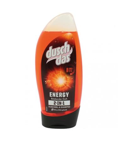 Duschdas Duschdas Energy 2-in-1 Shower Gel and Shampoo for Men Invigorating Scent 2 x 250 ml