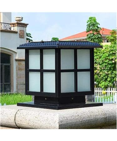 Courtyard Light Courtyard Garden Outdoor Column Light Courtyard Lamp Fence Column Head Lamp Outdoor Waterproof Villa Courtyard Wall Square Solar Gate Column Lamp Solar Fence Light - Buy Online on GoSupps.com