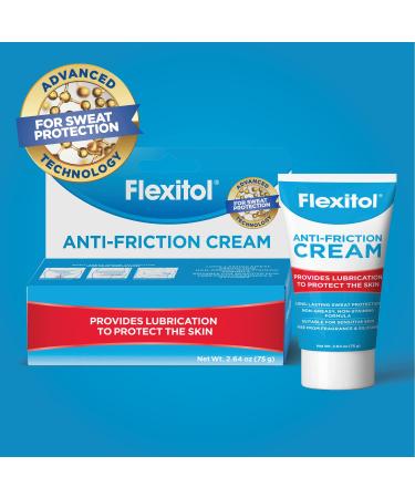 Flexitol Anti-Friction Sweat Protection Cream - Anti-Chafing Solution 2.64 oz | Shop Internationally - Buy Online on GoSupps.com
