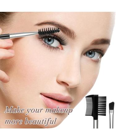 6-Piece 2-in-1 Eyebrow & Eyelash Brush Set | Double Head Makeup Tools for Women - Shop Internationally - Buy Online on GoSupps.com