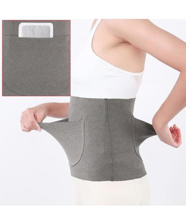Unisex Cotton Waist Support Belt - X-Large Abdominal Protector with Pockets for Men & Women - Buy Online on GoSupps.com