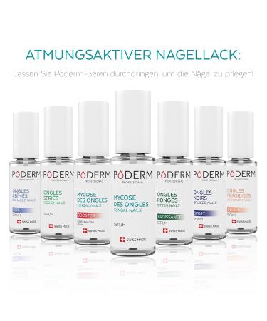 Poderm Base Coat Protection with Tea Tree Oil | Natural & Vegan - Long-Lasting Color | Swiss Lab Quality - Buy Online on GoSupps.com