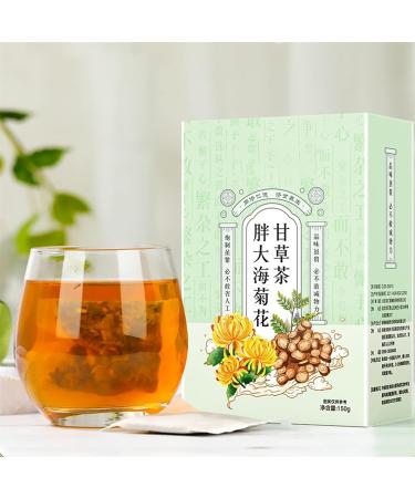 Sterculia Lychnophora Chrysanthemum Tea Lung Tea Nourishing Lung Tea China Chrysanthemum Green Tea Tea Bags Chinese Lung Tea For All People Reduce Stress Improve Sleep (2BOX) - Buy Online on GoSupps.com