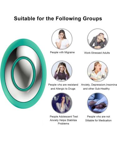Microstrom Sleep Aid Instrument - Handheld Device with 3 Modes 9 Intensity Levels & USB Charging | Comfortable Oval Design for Quick Sleep - Buy Online on GoSupps.com