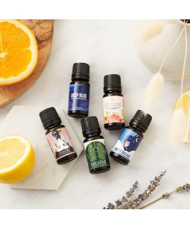 Unwind with Calming Stress Relief Essential Oil Blend - Bergamot, Sweet Orange, Ylang Ylang, Pink Grapefruit, Patchouli - 10ml - Buy Online on GoSupps.com
