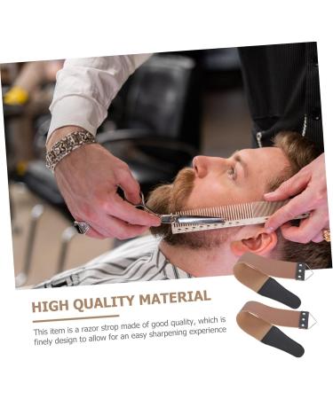 Beavorty 6-Part Double-Sided Belt Tool for Household & Salon - Razor Sharpening Leather Leash 46.5x6cm Assorted Colors (3 Pieces) - Buy Online on GoSupps.com