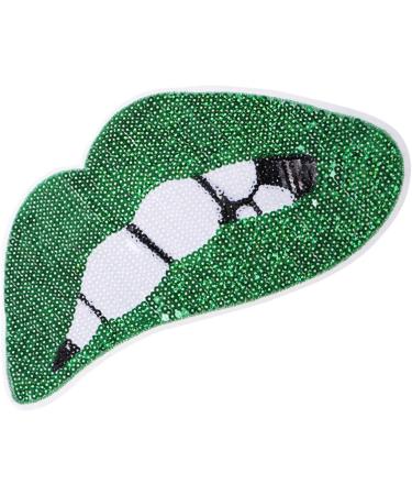 Tofficu 3pcs Sewing Patches Craft Patches Denim Dress for Women Multicolor Dress Tongue Subsidy Men's Lips Greenx3pcs mediumx3pcs - Buy Online on GoSupps.com
