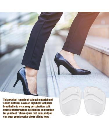 Forefoot Cushion - Ergonomic Midfoot Supports | Comfortable Insoles for Sneakers Boots & Sandals | 2 Pairs Transparent - Perfect for Sweaty Feet - Buy Online on GoSupps.com