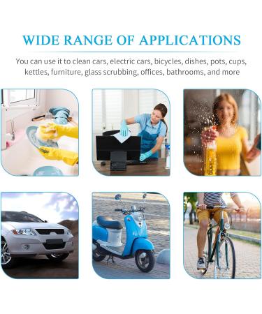 Nivofu 5 PCS Car Wash Sponge Large All Purpose Sponges for Cleaning 4.6cm Thick Foam Scrubber Kit Sponges for Dishes Tile Bike Boat Easy Grip Sponge for Kitchen Bathroom Household Cleaning - Buy Online on GoSupps.com