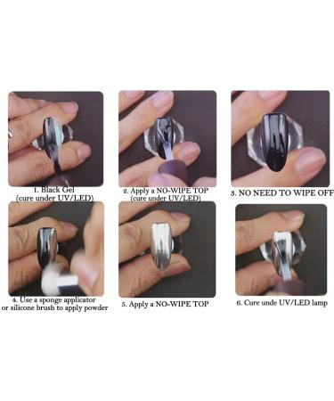 Buy Mirror Chrome Nail Silver Powder | Premium Quality for Stunning Nail Art | Fast International Shipping - Buy Online on GoSupps.com