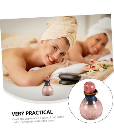 TOPBATHY 1 Set Aromatherapy Bottle Ceramic Soy Sauce Bottle Essential Oil Vial Pink Ceramics 9.5X5.5cm Pink - Buy Online on GoSupps.com