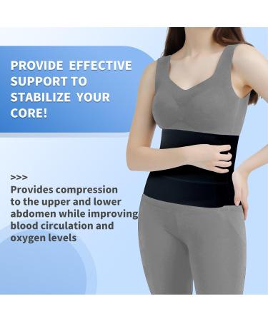 Buy Abdominal Binder Post Surgery Belly Band - Elastic Tummy Tuck Compression Belt - Breathable & Soft - Size M (30-45) - Fast International Shipping - Buy Online on GoSupps.com