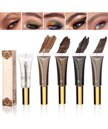 LXZJJM Waterproof Eyebrow Tint Long Lasting Brow Stain Smudge Proof Eyebrow Stain All Day Hold Shape Brows (02 DARK BROWN 0.40 FL.OZ/12ml) 12 ml (Pack of 1) 02 DARK BROWN - Buy Online on GoSupps.com
