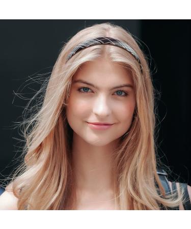 WHAVEL 5PCS Black Padded Headbands for Women - Non-slip Cute Floral Hair Bands - Buy Online on GoSupps.com