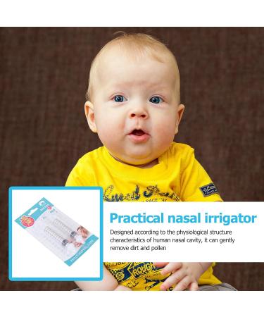 Portable Nasal Irrigator Nose Wash Cleaner for Baby Kids - 4Pcs Baby Nose Cleaning Tools - Buy Online on GoSupps.com