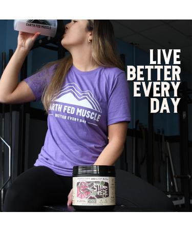 Earth Fed Muscle Stammpede Pre Workout Dragon Fruit Punch Clean Energy Focus Muscle Support No Fillers or Artificial Flavors 30 Servings - Buy Online on GoSupps.com