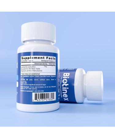 Lactobacillus Acidophilus Probiotic - 700 Million Live with Low-Fat Goat Milk per Capsules - Digestive & Gut Health - Supports Constipation Diarrhea Gas & Bloating - Probiotic for Women & Men - Buy Online on GoSupps.com