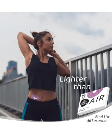 Not Just A Patch Air (20 Pack) - CGM Dexcom G6 Adhesive Patches with Hole -Thin Strong and Light 14 Day Adhesion Durable Skin Grip Dexcom Patches G6 Sensor Protectors in Purple - Buy Online on GoSupps.com