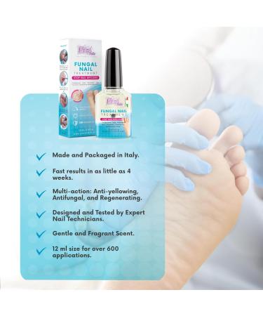 Fungal Nail Treatment for Feet and Hands 12 ml - Professional Made in Italy Strong Toenail Fungus Treatment Prevents Nail Fungus and Restores the Natural Appearance of the Nail. - Buy Online on GoSupps.com