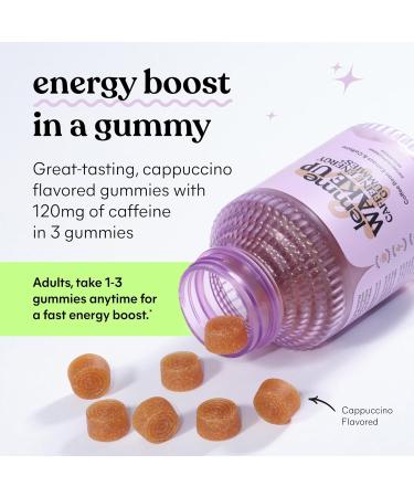 Lemme Wake Up Caffeine Energy Gummies - 80mg Caffeine Vegan Gluten Free Cappuccino Flavor 1 Month Supply (60 ct) - Boost Your Energy - Buy Online on GoSupps.com