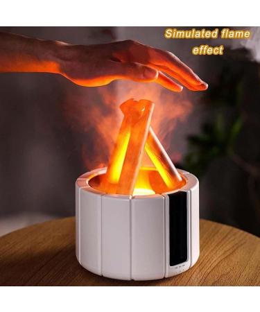 Bonfire Diffuser Mini Bonfire Humidifier Campfire Aroma Diffuser Remote Control Wood Shape Cool Mist Humidifier Campfire Humidifier Bonfire Essential Oil Diffuser Aromatherapy Humidifier (White) - Buy Online on GoSupps.com