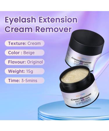  LaWink Cream Remove for Eyelash Extensions 15g Remover Cream Eyelash Extensions Gentle Makeup Remover Without Eye Irritation - Buy Online on GoSupps.com