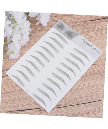 Housoutil 2pcs 3d Eyebrow Stickers Eye Brow Shaping Kit Brow Shaper Makeup Eyebrow Transfer Makeup Tools Hair - Buy Online on GoSupps.com