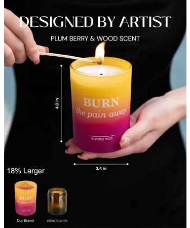 Buy Colortherapy Perfectly Perfumed Candles - Yellow Dark Red Blue & Tangerine | International Shipping Available - Buy Online on GoSupps.com