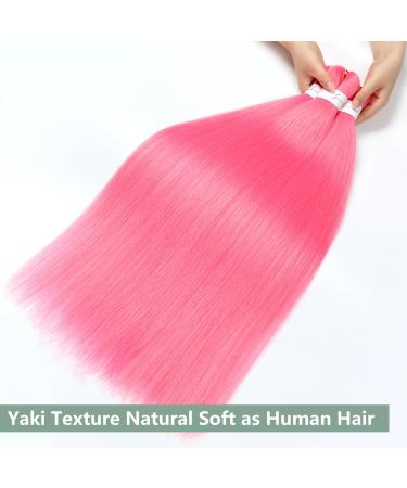 YDDM 20 Inch Pre Stretched Braiding Hair Extensions - 3 Pack Pink Jumbo Braids for Art Hair Styles - Buy Online on GoSupps.com