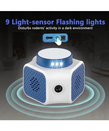 Ultrasonic Mice Repellent Plug-in for Indoor Rodent Control - Rat & Squirrel Deterrent for Home, Attic, Garage, RV - White - Buy Online on GoSupps.com