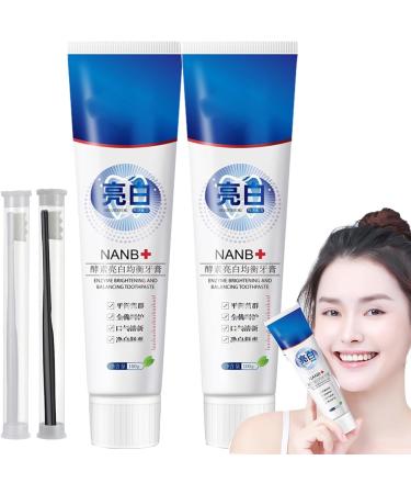 SP-4 Probiotic Rapid Whitening Toothpaste SP-4 Ultra Whitening Toothpaste SP-4 Ultra Whiten Stain Removal Fresh Breath Teeth Tothpaste SP-4 tooth paste Fresh Breath Toothpaste Gum Care (2PCs)