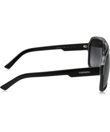 Carrera CA33/S Pilot Sunglasses - Black Cry Grey Frame/Dkgray Gradient Lens 62mm - Buy Online on GoSupps.com