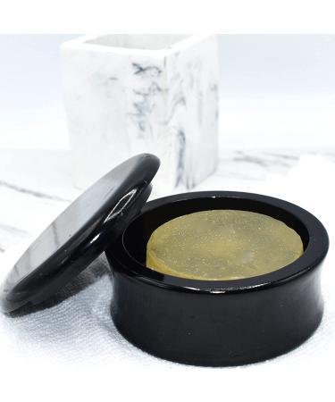 Parker Safety Razor Mango Wood Shave Soap Bowl - Hand Carved Black Lacquer - Buy Online on GoSupps.com