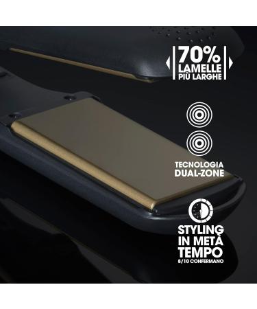 GHD Max Professional Hair Smoothing Iron - Wide Plates for Long Thick & Curly Hair Dual Zone Technology Quick Styling in Black - International Shipping Available - Buy Online on GoSupps.com