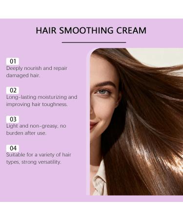 WRANBAO Hair smoothing cream keratin treatment for frizz control and natural suppleness the straightening cream provides shine and combability makes hair soft and shiny 50 g 7 pieces 7 pieces - Buy Online on GoSupps.com