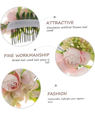 flower bridal comb accesorios para mujer womens hair accessories womens accessories wedding headpiece accessories for women flower headpiece bridal headpiece pp girl bride flowers - Buy Online on GoSupps.com